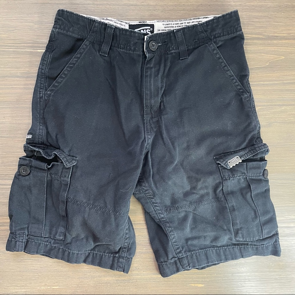 Vans navy blue cargo shorts sz 10